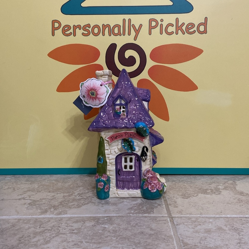 Blue Sky Clayworks PANSY PLACE Candle House